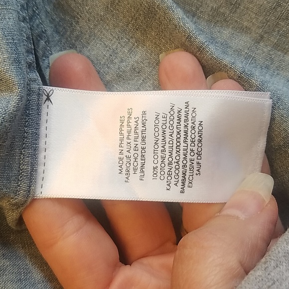 Rare! Ralph Lauren denim jean button down long sleeve shirt - Picture 5 of 10